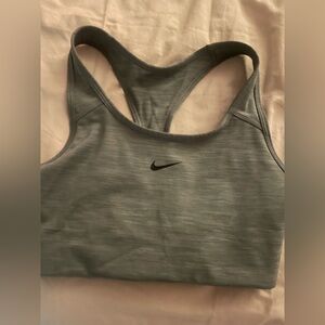 Nike Light Gray Dri-FIT Sports Bra